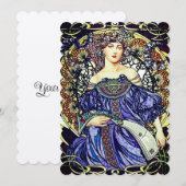 アルフォンスミュシャ (正面/裏面)