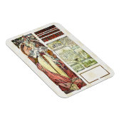 アルフォンスミュシャ1900オーストリアパビリオン マグネット (右側)