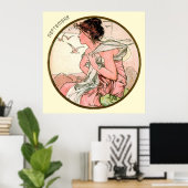 アルフォンスミュシャ9月 ポスター (ホームオフィス)