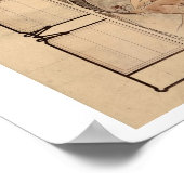 アルフォンスミュシャ-さくらんぼのカレンダーLARE ポスター (角)