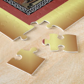 アルフォンスミュシャ〜アフィチェ·コニャック〜コニャック·ポスター〜 ジグソーパズル (側面)