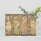 アルフォンスミュシャ-アールヌーボーマスター シーズンカード (スタンド正面)