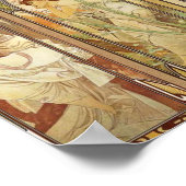 アルフォンスミュシャ-アールヌーボーマスター ポスター (角)