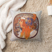 アルフォンスミュシャ クッション (ブランケット)