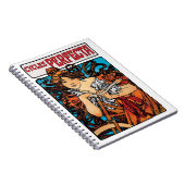 アルフォンスミュシャ – サイクルパスティータレトロアールヌーボー ノートブック (右側)