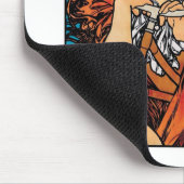 アルフォンスミュシャ – サイクルパスティータレトロアールヌーボー マウスパッド (コーナー)