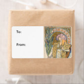 アルフォンスミュシャ – サラ・ベルンハ絵画ーズ ラベル (インサイチュ)