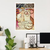 アルフォンスミュシャ。サロンデセント, 1897 ポスター (ホームオフィス)