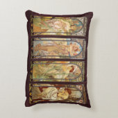 アルフォンスミュシャ、ザ・タイムズ・オブ・デイ アクセントクッション (裏面(縦))