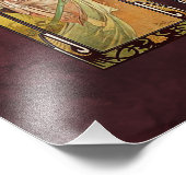 アルフォンスミュシャ、ザ・タイムズ・オブ・デイ フォトプリント            (角)