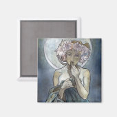 アルフォンスミュシャ～ザ・ムーンマグネット マグネット (正面/裏面)