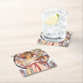 アルフォンスミュシャ スクエアペーパーコースター (インサイチュ)