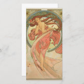 アルフォンスミュシャ – ダンス シーズンカード (正面/裏面)