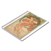 アルフォンスミュシャ-ダンス ノートブック (左側)