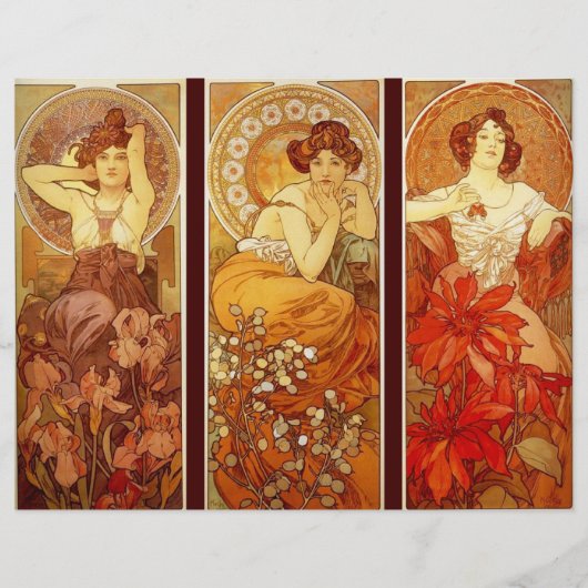 アルフォンスミュシャ チラシ (正面)