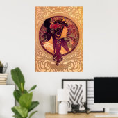 アルフォンスミュシャ – ドンナオレチニ ポスター (ホームオフィス)