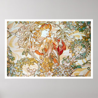 アルフォンスミュシャ。フェムアラマルゲライト1900 ポスター