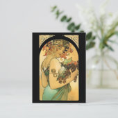 アルフォンスミュシャ~フルーツ( 1897 ) ポストカード (スタンド正面)