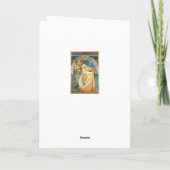 アルフォンスミュシャ「プリンセスヒアシンス」グリーティングカード カード (裏面)