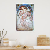 アルフォンスミュシャ。ラダンセ/ダンス， 1898 ポスター (キッチン)