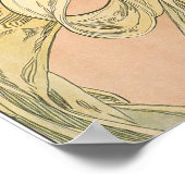 アルフォンスミュシャ – ラプリメヴェレ&ラプルーム ポスター (角)