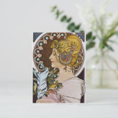 アルフォンスミュシャ。ラプルーム/ザペン， 1899 ポストカード (スタンド正面)