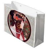 アルフォンスミュシャ ラージペーパーバッグ (正面アングル)