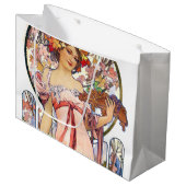 アルフォンスミュシャ ラージペーパーバッグ (正面アングル)