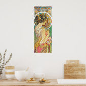 アルフォンスミュシャ。ラ・プリメヴェレ/ポリアンサス， 1899 ポスター (キッチン)