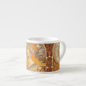 アルフォンスミュシャ〔占星術の〕十二宮図アールヌーボーウーマン エスプレッソカップ (正面右)