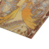 アルフォンスミュシャ〔占星術の〕十二宮図アールヌーボーウーマン カッティングボード (角)