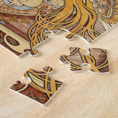 アルフォンスミュシャ〔占星術の〕十二宮図アールヌーボーウーマン ジグソーパズル (側面)