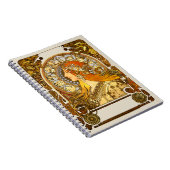 アルフォンスミュシャ〔占星術の〕十二宮図アールヌーボーウーマン ノートブック (右側)