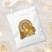 アルフォンスミュシャ〔占星術の〕十二宮図アールヌーボーウーマン フェイバーバッグ (クリップ留めされた状態)