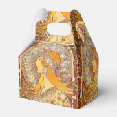 アルフォンスミュシャ〔占星術の〕十二宮図アールヌーボーウーマン フェイバーボックス (正面サイド)