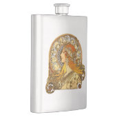 アルフォンスミュシャ〔占星術の〕十二宮図アールヌーボーウーマン フラスク (右)