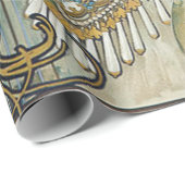 アルフォンスミュシャ〔占星術の〕十二宮図復元 ラッピングペーパー (ロールコーナー)