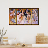 アルフォンスミュシャ~四季ポスター ポスター (キッチン)