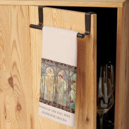 アルフォンスミュシャ – 時刻 キッチンタオル