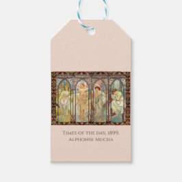 アルフォンスミュシャ – 時刻 ギフトタグ