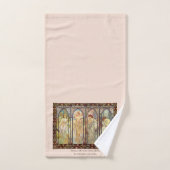 アルフォンスミュシャ – 時刻 バスタオルセット (ハンドタオル)