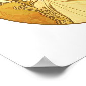 アルフォンスミュシャ – 花 ポスター (角)