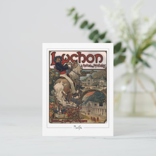 アルフォンスミュシャ#117 -ファインアートはがき ポストカード (スタンド正面)