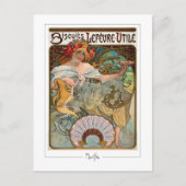 アルフォンスミュシャ#129 -ファインアートはがき ポストカード (正面)