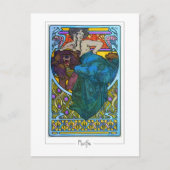 アルフォンスミュシャ#176 -ファインアートはがき ポストカード (正面)