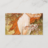 アルフォンスミュシャ- 1896 -春 名刺 (正面)