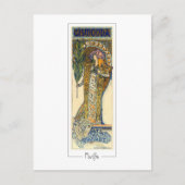 アルフォンスミュシャ#198 -ファインアートはがき ポストカード (正面)
