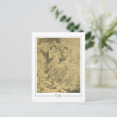 アルフォンスミュシャ#285 -ファインアートはがき ポストカード (スタンド正面)