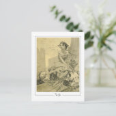 アルフォンスミュシャ#290 -ファインアートはがき ポストカード (スタンド正面)