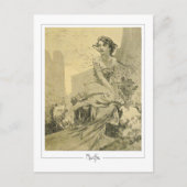 アルフォンスミュシャ#290 -ファインアートはがき ポストカード (正面)
